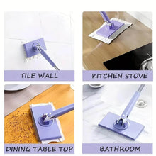 Automatic Cloth Changing Mini Mop with Push Pull Cloth Changing Handle (1 Pc) - dailyneed.life