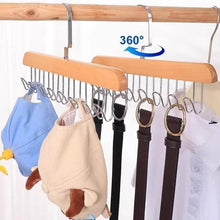 Space Saving 8 Hooks Wooden Hangers (1 Pc) - dailyneed.life