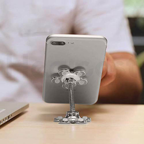 Phone Holder, 360°Rotatable Phone Stand Multi-Function Double-Sided Suction Cup Mobile Phone Holder vip stand - dailyneed.life