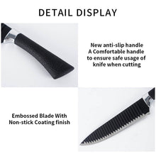 Stainless Steel Knife Set With Chef Peeler And Scissor (6 Pieces) - dailyneed.life