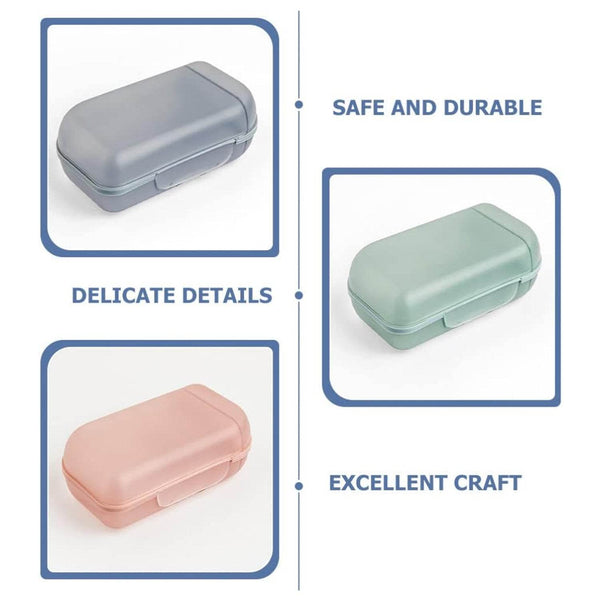 Travel Soap Container, Soap Travel Case with Lid ,Sabudani (1 Pc) - dailyneed.life