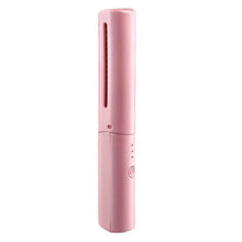 Rechargeable Mini Hair Straightener, Travel Portable USB Charging Cordless Hair Straightener Bursh, Three Temperature Adjustments Flat Iron Comb (1 Pc) - dailyneed.life