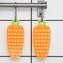 Vegetable Scrubbing Brush, Vegetable Scrubber Non‑Toxic Fruit Brush Carrot Shape Vegetable Brush for Potato for Vegetable - dailyneed.life