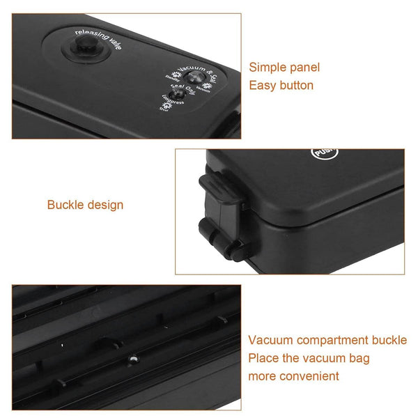 Vacuum Sealer Machine with 10 Bags, Automatic Hands-Free, Smart Food Preservation (1 Set) - dailyneed.life