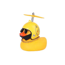 Beautiful Duck Car Ornaments Duck Bicycle Bell with Propeller Helmet (1 Pc / Mix Design) - dailyneed.life