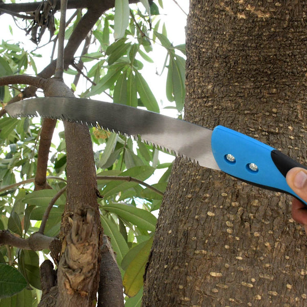20-Inch High Carbon Steel Pruning Saw – Sharp Teeth, Cover Included, Ideal for Gardening & Wood Cutting - dailyneed.life