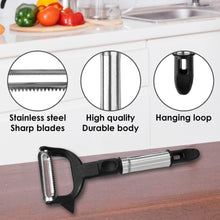 2-in-1 Double Julienne and Vegetable Peeler - dailyneed.life