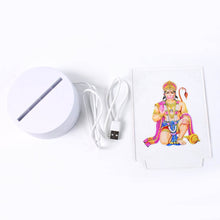 Beautiful 3D Lord Hanuman Frame with soft white light (1 Pc) - dailyneed.life