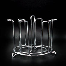 SS Round Glass Stand used for holding sensitive glasses and all present in all kinds of kitchens of official and household places etc. - dailyneed.life