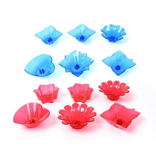 Reflection Diya Combo Plastic Candle Cup with Multi Shape, Diwali (12 Pcs Set) - dailyneed.life