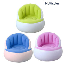 Kids inflatable sofa chair with backrest & Foot Air Pump with Hose (1 Set / 85x74 Cm Approx) - dailyneed.life