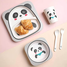 Eco-Friendly Panda-Themed Kids Dinnerware Set (5 Pc) - dailyneed.life
