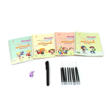 4 Pc Magic Copybook widely used by kids, children’s and even adults also to write down important things over it while emergencies etc. - dailyneed.life