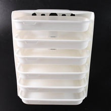 Plastic 6 Layer Wall-Mounted Food Organizer Rack (1 Set) - dailyneed.life