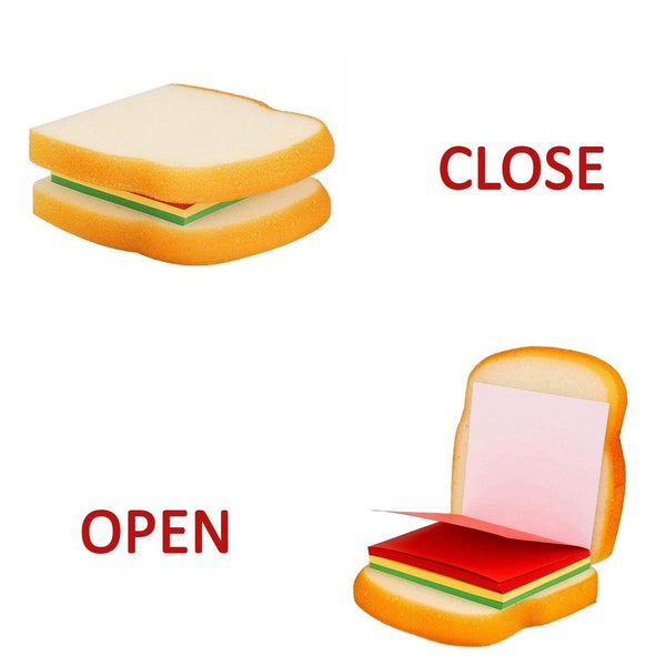 Sandwich Shaped Note / Sticky Notes / Memo Notes, Unique Mini Notes (Multicolor) - dailyneed.life