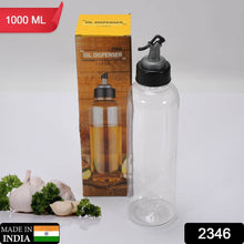 Oil Dispenser Transparent Plastic Oil Bottle | 1 Liter - dailyneed.life