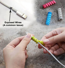 Spiral Charger Spring Cable Protector Data Cable Saver (Pack of 4) - dailyneed.life