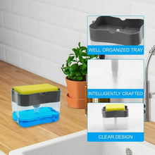 2 in 1 Soap Dispenser for Dishwasher Liquid Holder, Liquid Dispenser Through Pump (1 Pc) - dailyneed.life
