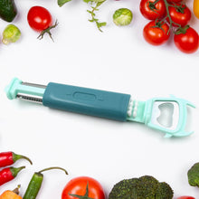 Multifunctional, Vegetable Fruit Peelers Slicer Can Opener 7 In 1 Kitchen Peeler For Veggie Fruit Potato Carrot Durable Kitchen Peeling Tool Non-slip Handle Durable For Potato, Fruit, Vegetables, Carrots, Cucumbers - dailyneed.life