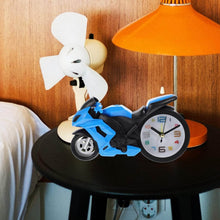 Retro Motorcycle Alarm Clock – Novelty Bike Engine Style Desk Clock - dailyneed.life