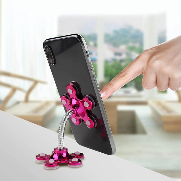 Phone Holder, 360°Rotatable Phone Stand Multi-Function Double-Sided Suction Cup Mobile Phone Holder vip stand( MOQ :- 6 Pc ) - dailyneed.life