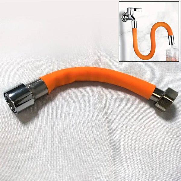 Flexible Water Tap Extender, 360° Bending Faucet Extension Tube with Connector (18cm) - dailyneed.life