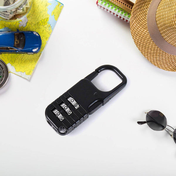 Suitcase Locks, Travel Luggage Locks, 3 Digit Combinations Padlock Mini Zinc Alloy Resettable Code Lock - dailyneed.life