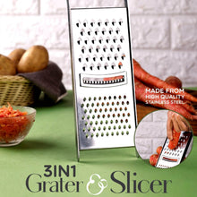 Apex Stainless Steel Grater & Slicer (3 in 1) - dailyneed.life