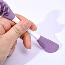Double-Headed Silicone Mask Brush – Facial Cleansing & Mask Application Tool (1 Pc) - dailyneed.life