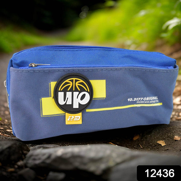 Pencil Pouch With Zipper (1 Pc / 2 Compartment) - dailyneed.life