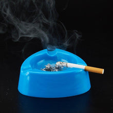 Oblivion Durable Plastic Ashtray with Wide Bowl and Triple Cigarette Holder Slots (1 Pc) - dailyneed.life