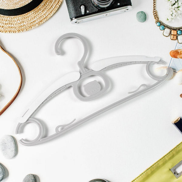 Large Dress Hanger Plastic Adjustable Cloth Hanger (5 pcs Set) - dailyneed.life