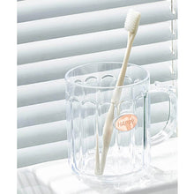 Multi-Purpose Plastic Cup, Toothpaste Holder Bathroom Cup Bathroom Cup With Slot Handle Mug Environmental Friendly Festival for Outdoor for Household Gift For Anniversary and Birthday, (1 Pc) - dailyneed.life