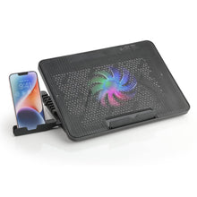 Laptop Cooler Cooling Pad with 2 Quiet Led Fans, Dual USB Ports, Portable Ultra Slim USB Powered 7 Heights Adjustable Laptop Stand for Gaming Laptop - dailyneed.life