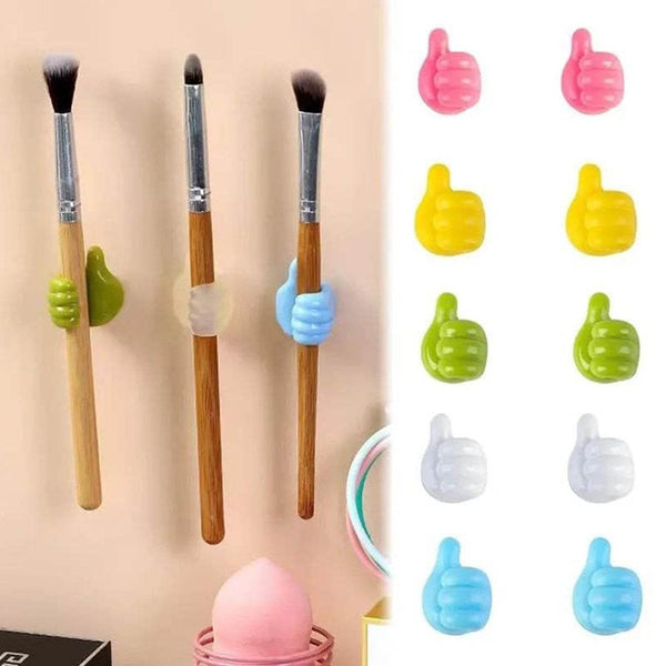 Thumb Cable Clips, Multi-Color Cord Organizer for Home, Office, Car (10 Pc Set) - dailyneed.life