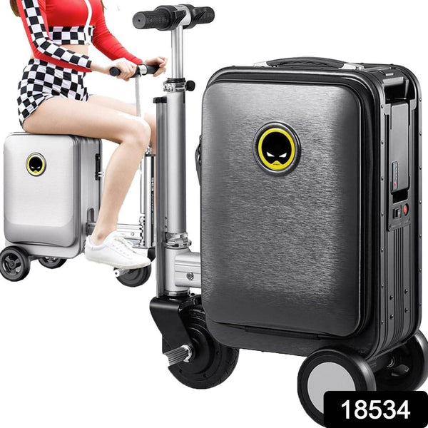 Electric suitcase smart driving luggage electric suitcase scooter with removable battery speed (1 Pc) - dailyneed.life