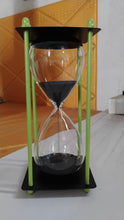 Glass & Stainless Steel Decorative Sand Timer 19 cm (1 Pc) (2 Minute Approx) - dailyneed.life