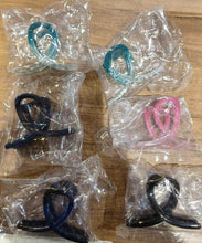 Plastic Hair Clamp Grip, Simple Matte Hair Barrette Clamp (12 Pc / Mix Design) - dailyneed.life