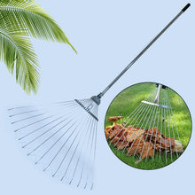 115-152 CM Rake for Gardening, Stainless Steel Telescopic Garden Rake for Quick Clean Up of Lawn and Yard, Adjustable Rake Claws Spacing Garden Broom with Long Handle for Clean Leaves (MOQ :- 12 pc) - dailyneed.life