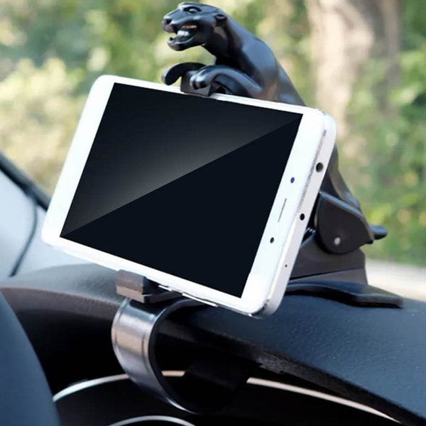 Jaguar Leopard Shape Plastic Phone Clip, Mobile Phone Holder For Car Use - dailyneed.life