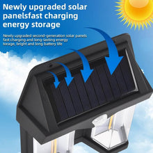 Outdoor Solar Wall Lamp Outdoor Waterproof High Quality Lamp Induction Garden Lamp Garden Villa Night Lamp Double Lamp Light (1 Pc) - dailyneed.life