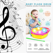 Flash Drum Toy – Colorful Musical Drum with Light Effects, Best Gift for Kids - dailyneed.life