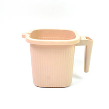 Plastic Square Bath Water Mug (1 Pc / 1000 ML / Mix Color) - dailyneed.life