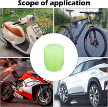 Tyre Valve Caps Luminous Glow Car Tire Valve Cap Covers vaal cap (100 Pcs Set) - dailyneed.life