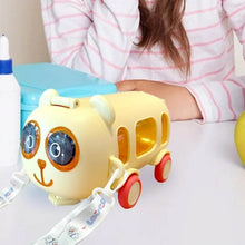 Bus Shape Water Bottle for Kids with Strap (500 ML Approx / Mix Color / 1 Pc) - dailyneed.life