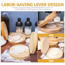 Small Wooden Dumpling Press Tool Tortilla Press Dough Dumpling (1 Pc) - dailyneed.life