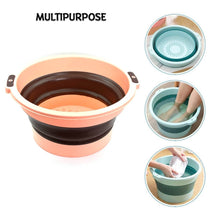 Multi-Purpose Portable Collapsible Folding Tub, with Hanging Hole & Save Storage Space, Also use for Foot Spa. - dailyneed.life