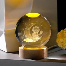 3D Crystal Ball lamps With Base (1 Pc / Mix Design) - dailyneed.life