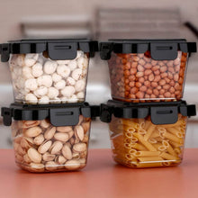 Plastic Food Storage Containers with Lid (4 Pcs Set / 500 ML) - dailyneed.life