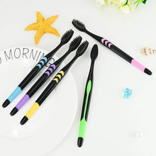 Soft Toothbrush With Plastic Round Box for Men and Women, Kids, Adults Plastic Toothbrush (10 pcs Set) - dailyneed.life